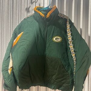 Vintage 1990s Green Bay Packers Full Zip Jacket sz Large